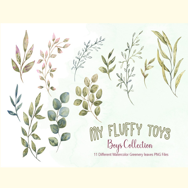 Watercolor Fluffy Toys Boys Collection_ 1.jpg