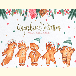 Watercolor Gingerbread Collection