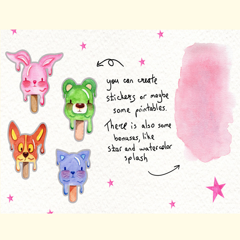 Watercolor Ice Cream Animals_ 0.jpg