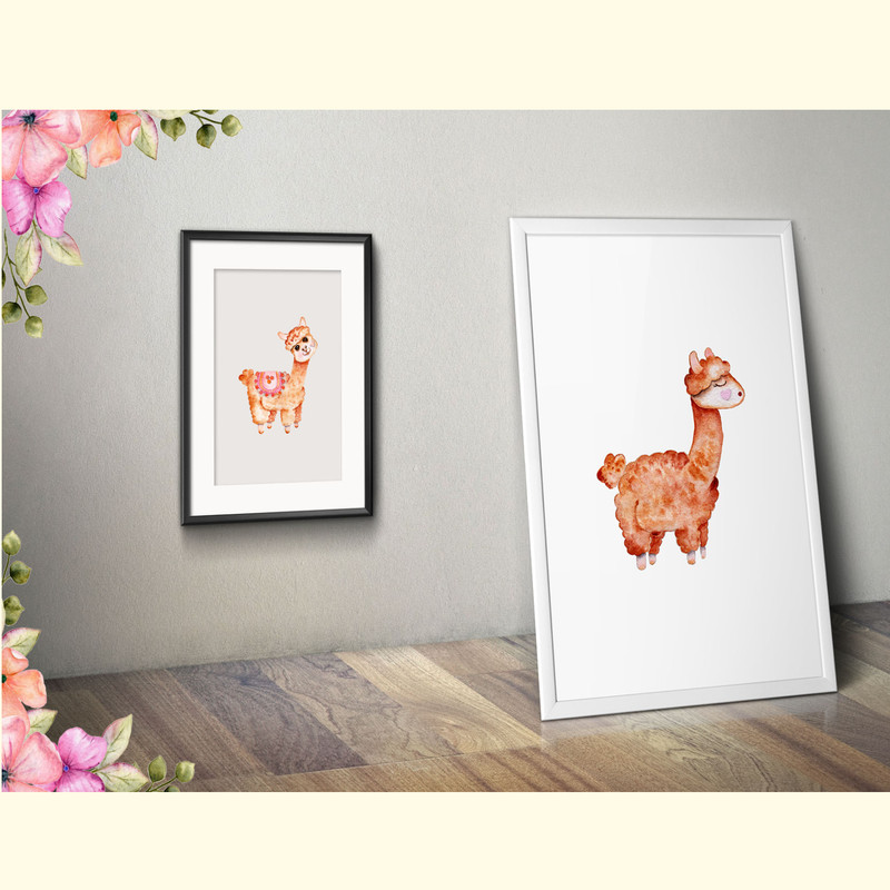 Watercolor Lama Illustration Set_ 4.jpg