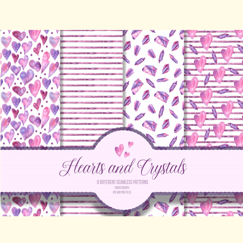 Watercolor Valentine's Day Pattern SET_ 0.jpg