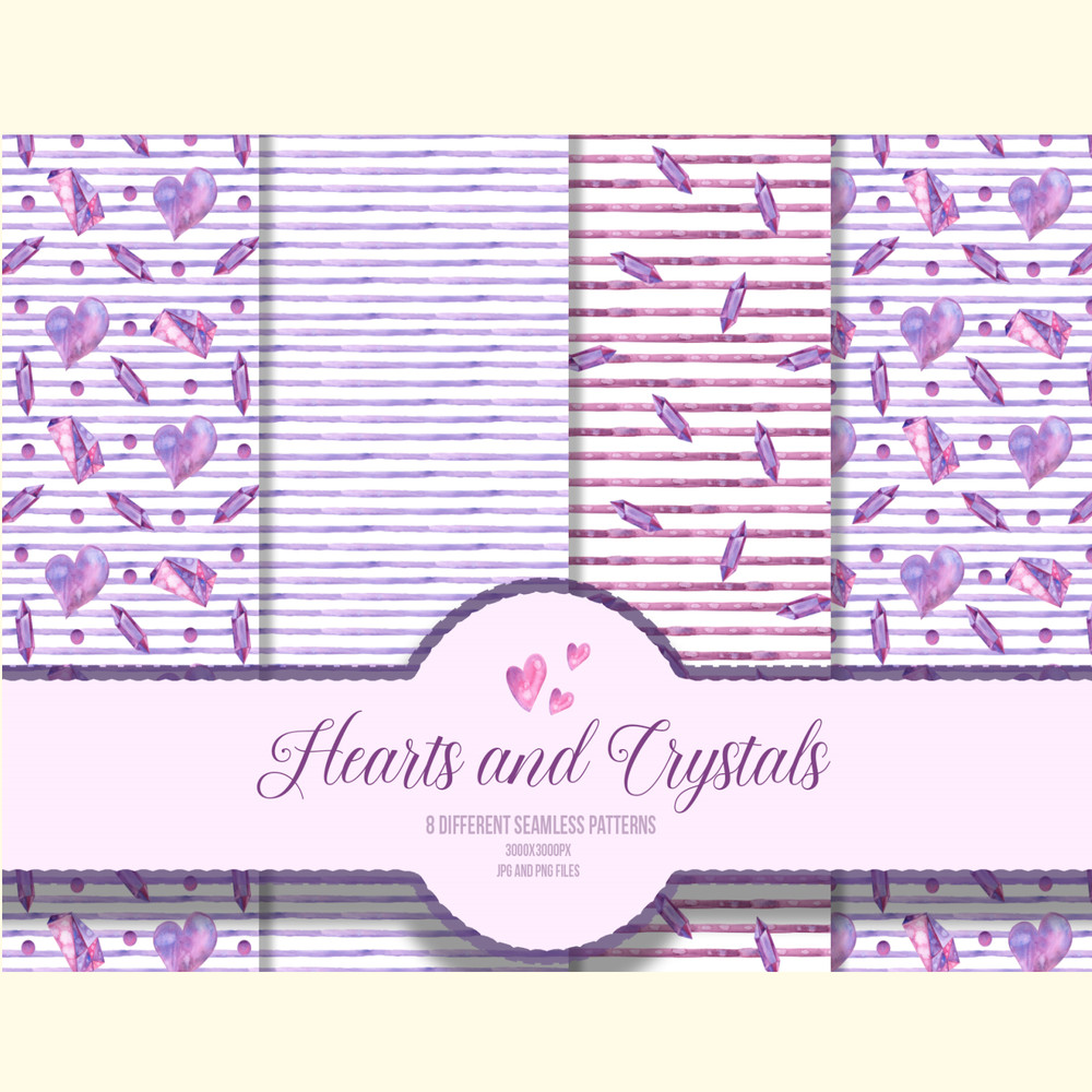 Watercolor Valentine's Day Pattern SET_ 1.jpg