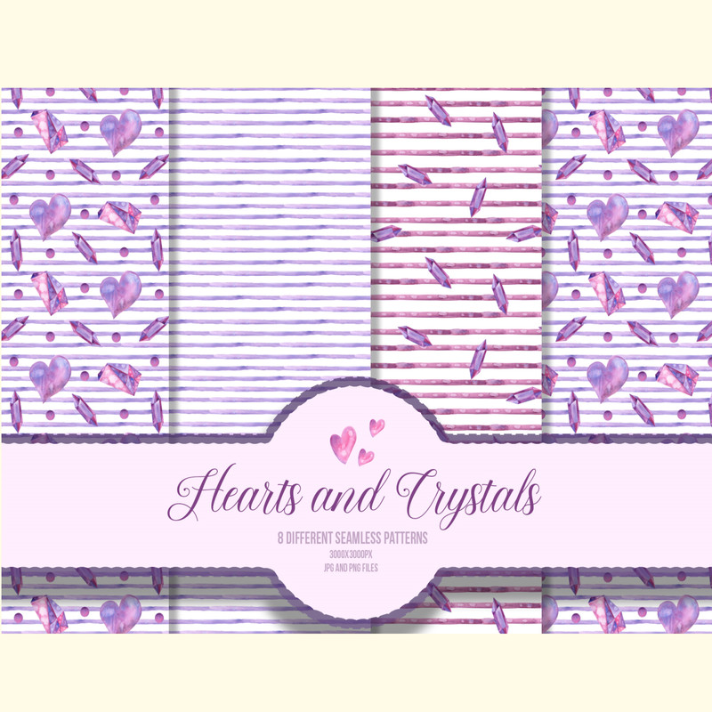 Watercolor Valentine's Day Pattern SET_ 1.jpg