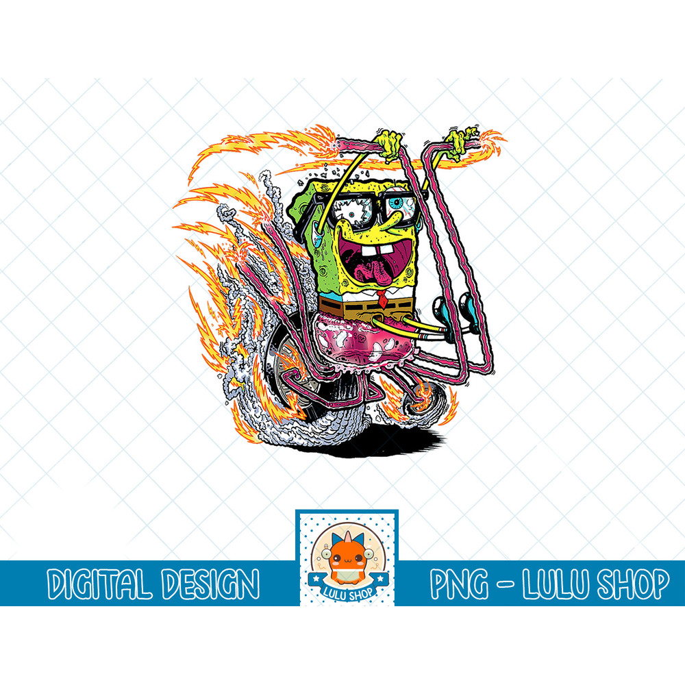 SpongeBob SquarePants SpongeBob Comic Bike T-Shirt copy.jpg