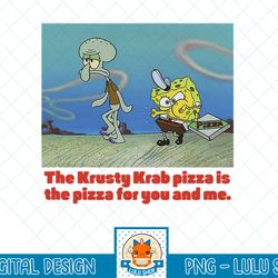 spongebob squarepants spongebob squidward pizza t-shirt.png