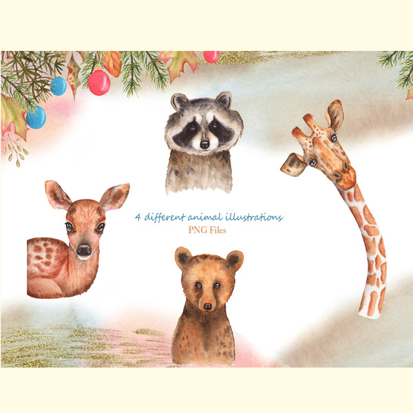 Winter Friends Watercolor Collection_ 1.jpg