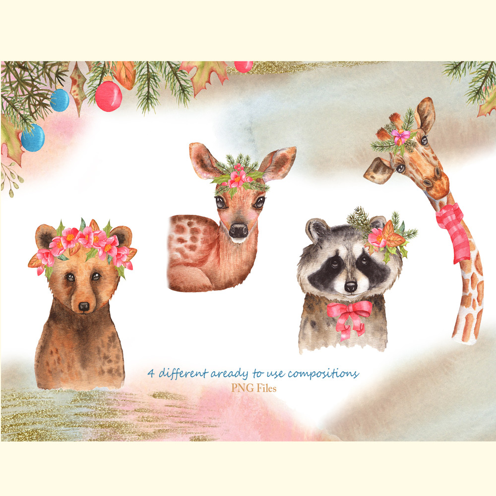 Winter Friends Watercolor Collection_ 2.jpg