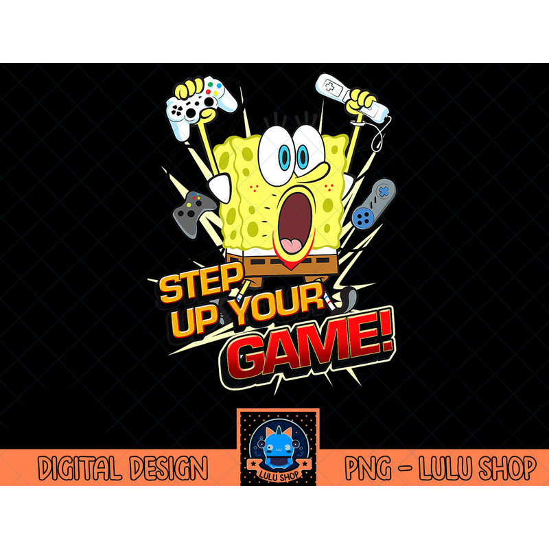 Spongebob SquarePants Step Up Your Game T-Shirt copy.jpg