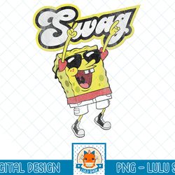 spongebob squarepants swag distressed t-shirt.png
