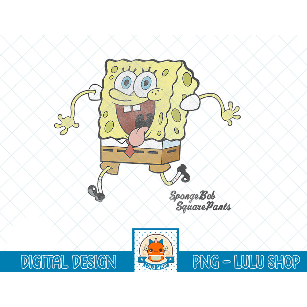 SpongeBob SquarePants Tongue Out Run T-Shirt copy.jpg