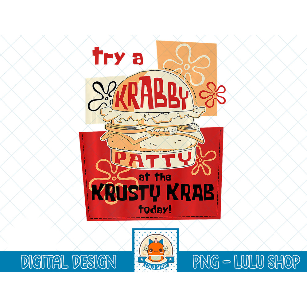 SpongeBob SquarePants Try A Krabby Patty At The Krusty Krab Premium T-Shirt copy.jpg