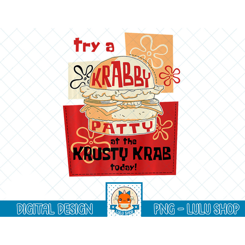 SpongeBob SquarePants Try A Krabby Patty At The Krusty Krab Premium T-Shirt copy.jpg