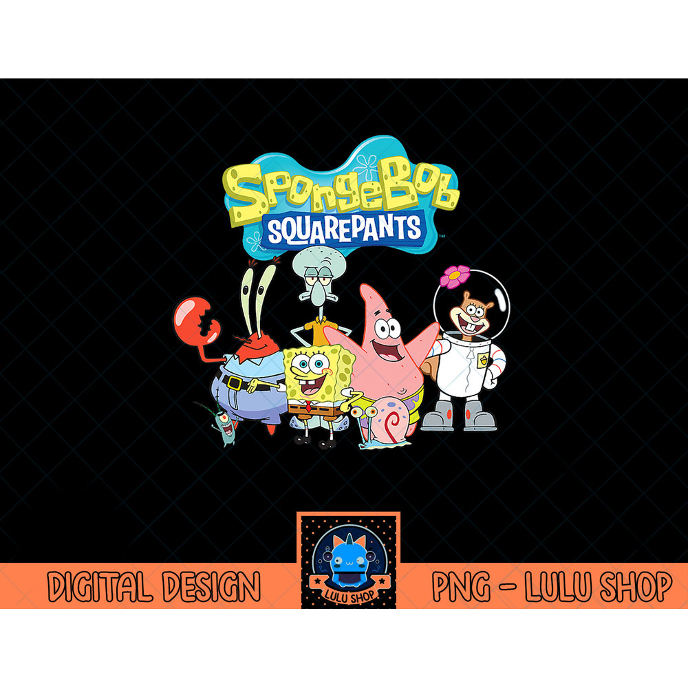 Spongebob Squarepants With All Characters T- Shirts copy.jpg