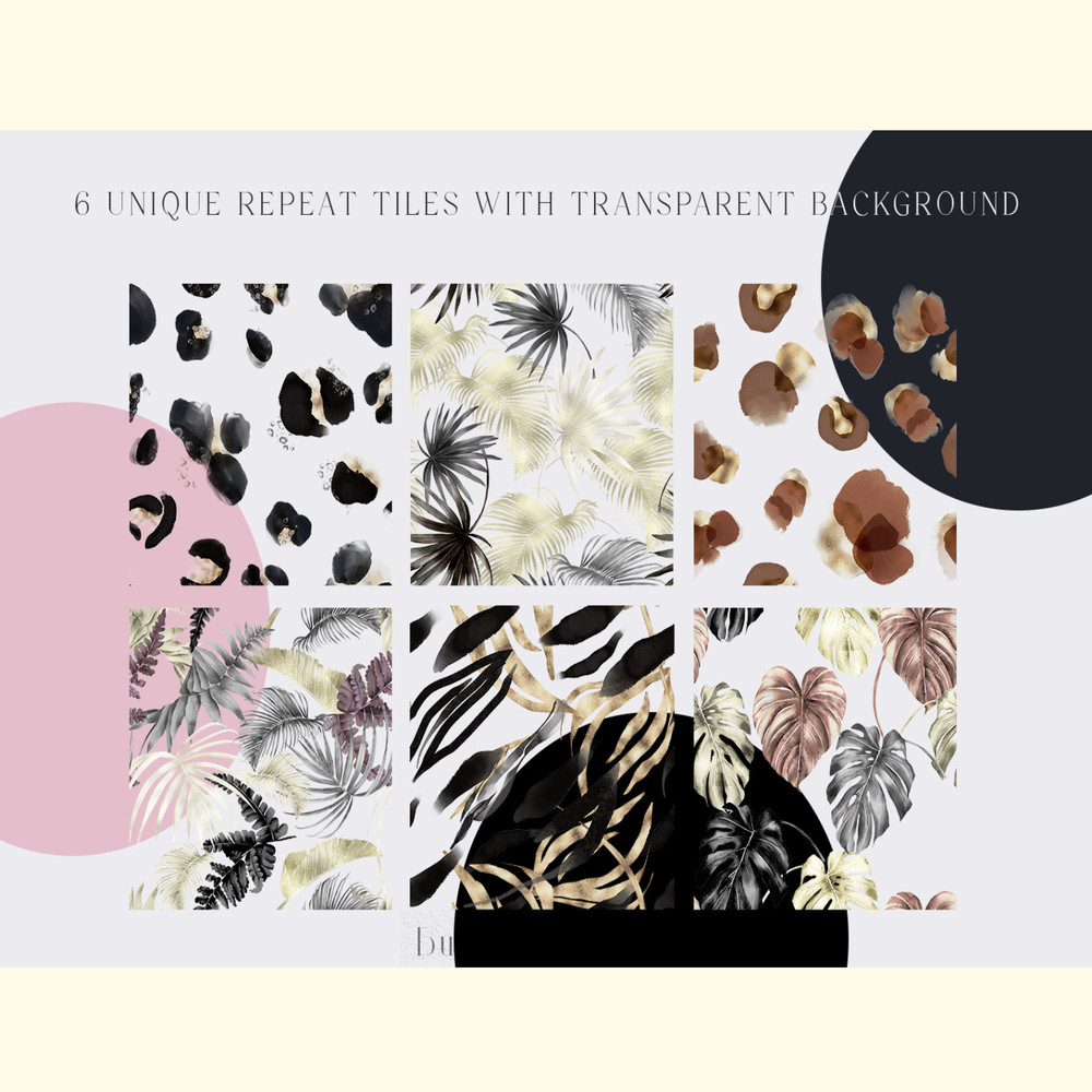 Animal Print Tropical Patterns Gold PNG_ 3.jpg