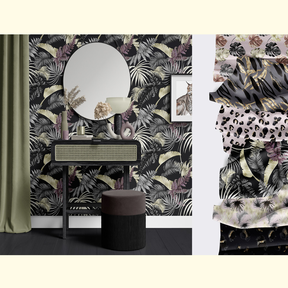 Animal Print Tropical Patterns Gold PNG_ 4.jpg