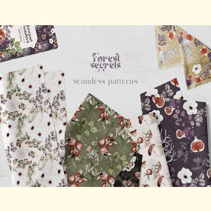 Autumn Seamless Patterns Forest PNG.jpg