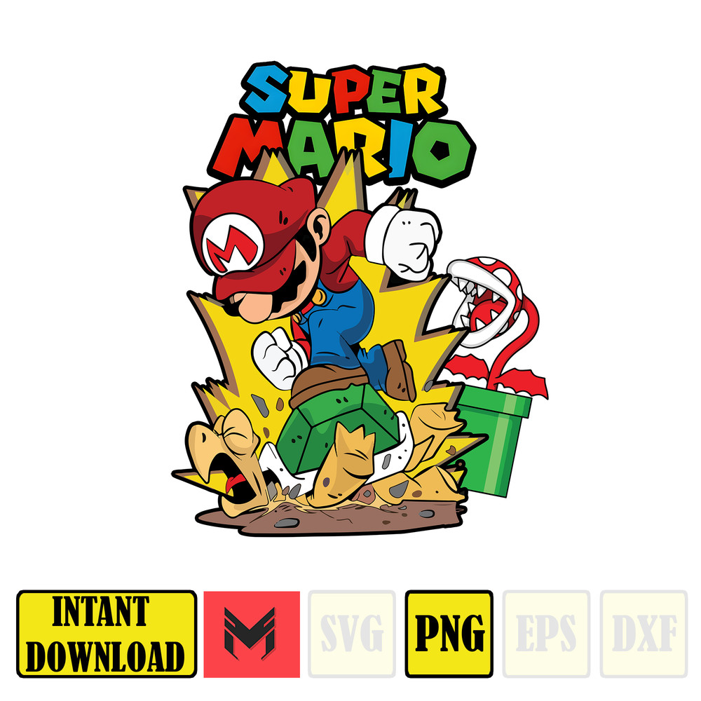 Super Mario PNG, Mario Family Layered svg Files, Super Mario Bros Cut Files, Super Mario Font, Mario PNG, Instant download (2).jpg