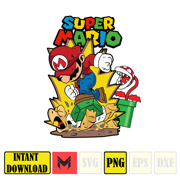 Super Mario PNG, Mario Family Layered svg Files, Super Mario Bros Cut Files, Super Mario Font, Mario PNG, Instant download (2).jpg