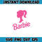 Barbie Svg, SVG, Princess Silhouette, pink doll Svg, Girl Svg, Sticker Clipart, Svg Files for Cricut , SVG - PNG Decal (45).jpg