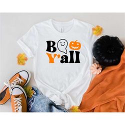 halloween shirt for women jack-o-lantern shirt womens boo ghost halloween costume shirt, funny ghost halloween shirt