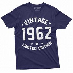 Men's Custom Birthday Anniversary T-shirt Vintage CUSTOM YEAR Tee Shirt Limited Edition Dad Grandpa Husband Bday Gift sh