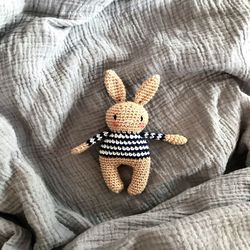 Crochet Pattern Bunny Mini Henri - Amigurumi Rabbit Instructions in German and English PDF