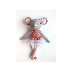 Crochet Pattern Ballet Mouse Malia - Amigurumi Instructions in German PDF