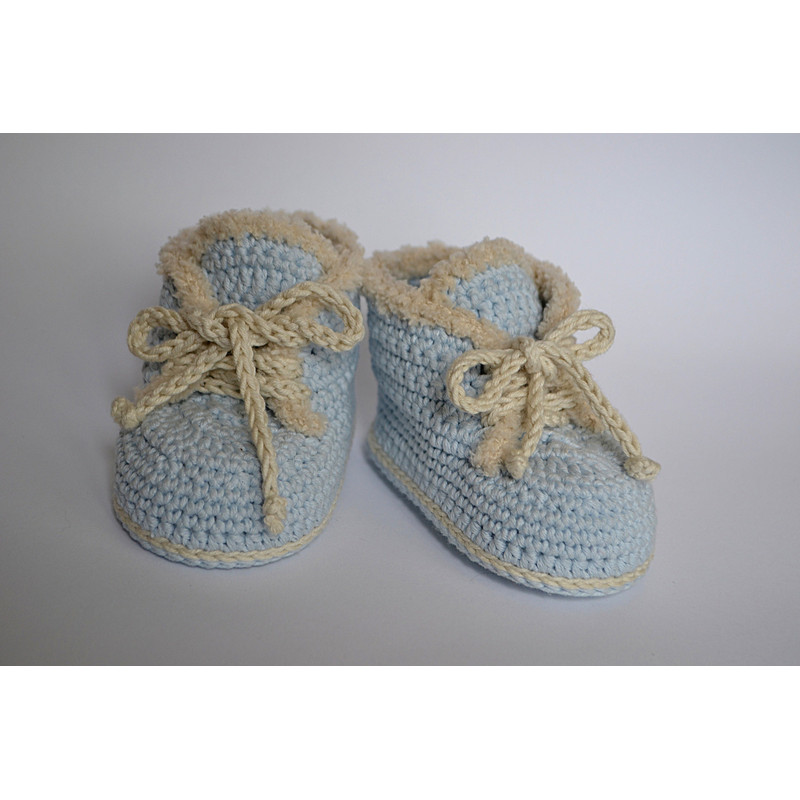 Baby Booties Crochet Pattern For 1  3 Month 0