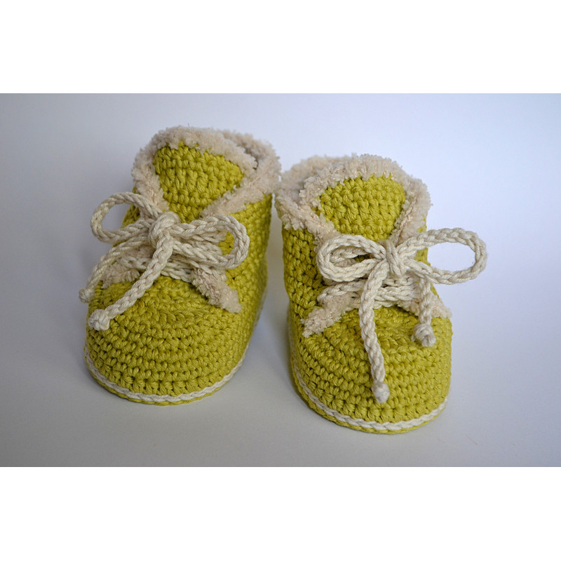 Baby Booties Crochet Pattern For 1  3 Month 7