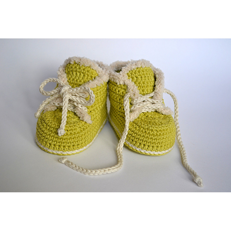 Baby Booties Crochet Pattern For 1  3 Month 9