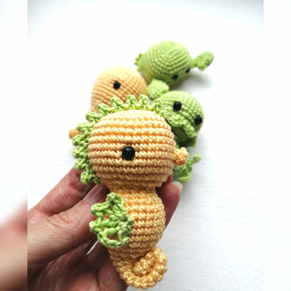 Crochet toy Seahorse