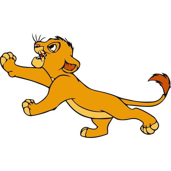 Simba Pouncing Vector Lion King SVG Bundle, Simba svg, Lion King svg, Lion King PN | Inspire ...