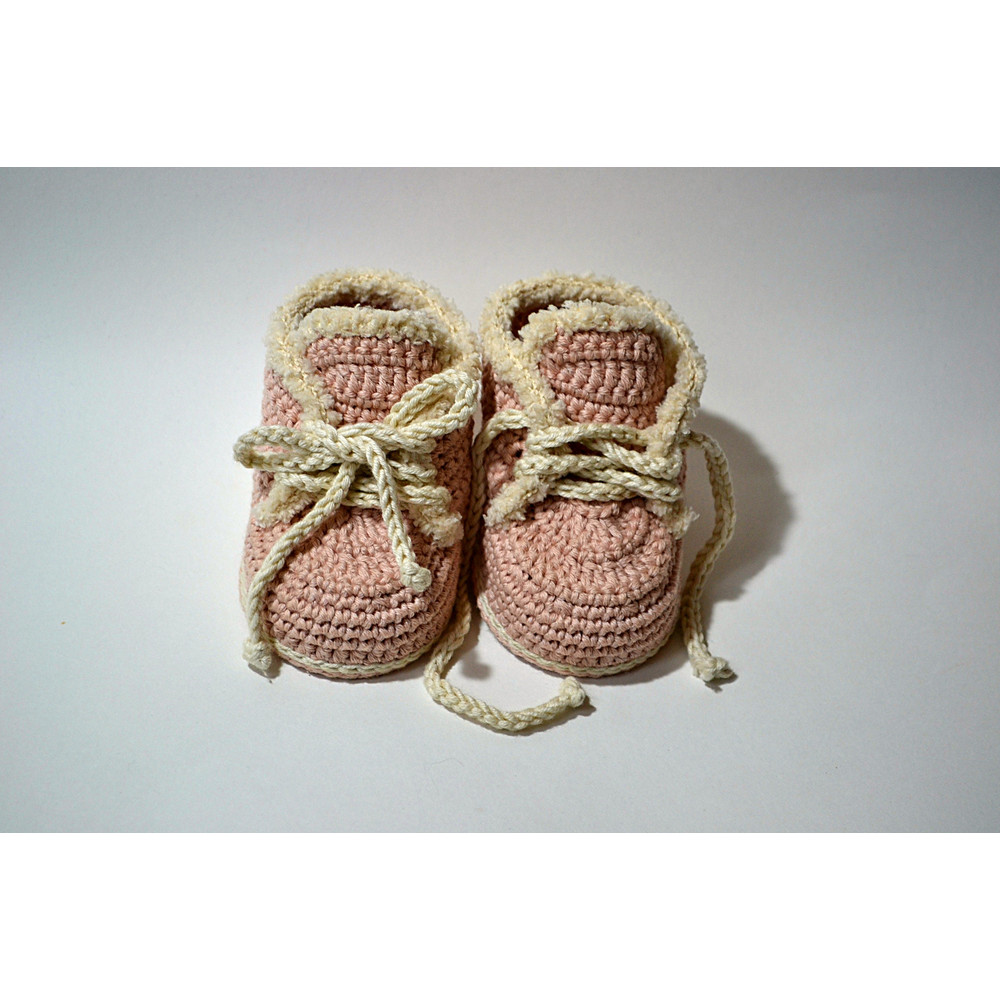 Baby High Tops Crochet Pattern For 1  3 Month 2