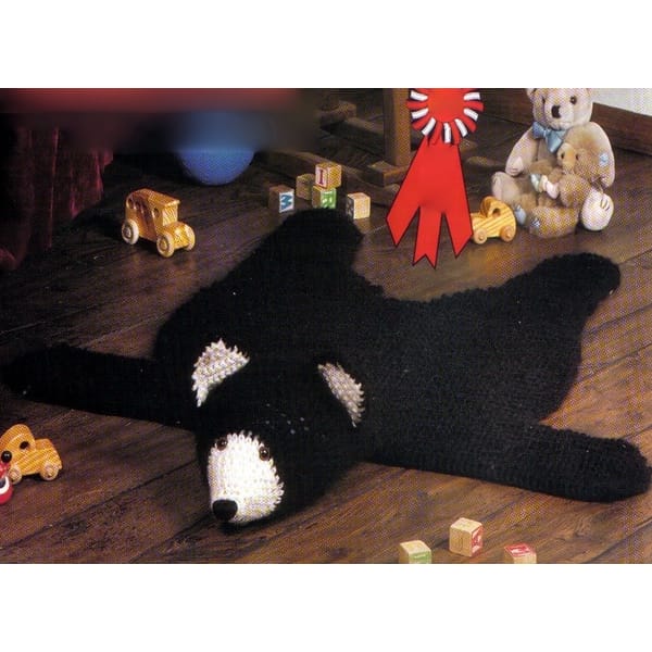 Plush Pattern Rug Baby's Bearskin Rug Crochet pattern - Stuffed Toy Vintage pa - Inspire ...