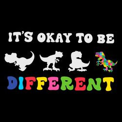 It's Okay To Be Different Shirt, Autism Kids SVG Cutting Files