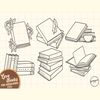 Love Books Drawing PNG Sublimation.jpg