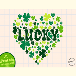 Lucky St Patrick's Day PNG Sublimation