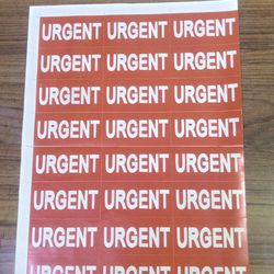 Get Your Urgent Items Dispatched on Time with Pack of 200 (3x1.5) Inch Printed Labels