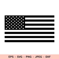 American Flag Svg USA flag File for Cricut 4th July dxf for laser cut