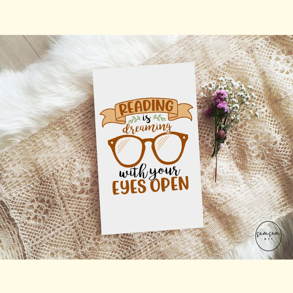Reading is Dreaming W Your Eyes Open SVG_ 1.jpg