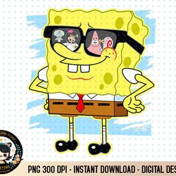 Mademark x SpongeBob SquarePants - SpongeBob - Reflection in Sunglasses T-Shirt.png