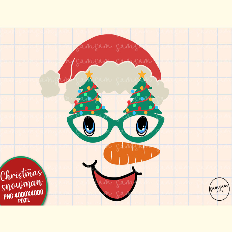 Snowman Face with Glasses Sublimation.jpg