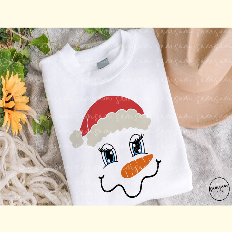 Snowman Face with Santa Hat Sublimation_ 2.jpg