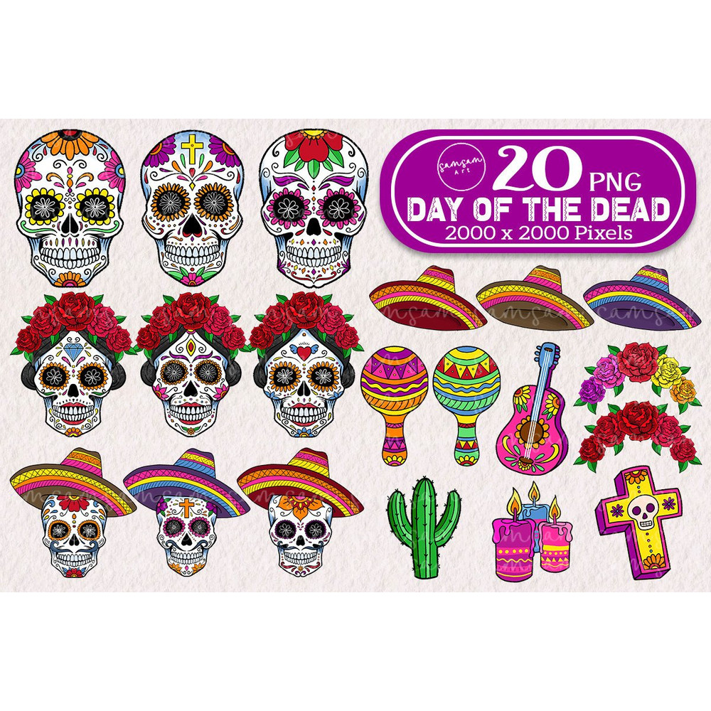 Sugar Skulls Day of the Dead Collection.jpeg
