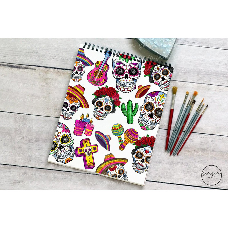Sugar Skulls Day of the Dead Collection_ 1.jpeg