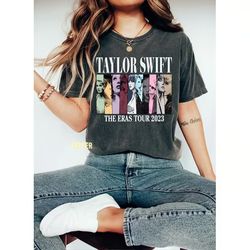 The Eras Tour Comfort Colors Shirt, The Eras Tour,Taylor Swift Merch Shirt,Taylor Swift Album Shirt,Midnights Concert