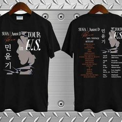 suga agust d tour shirt, agust d world tour shirt, agust d shirt, min yoongi shirt, suga daechwita