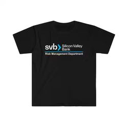 silicon valley bank svb risk management department crewneck t-shirt