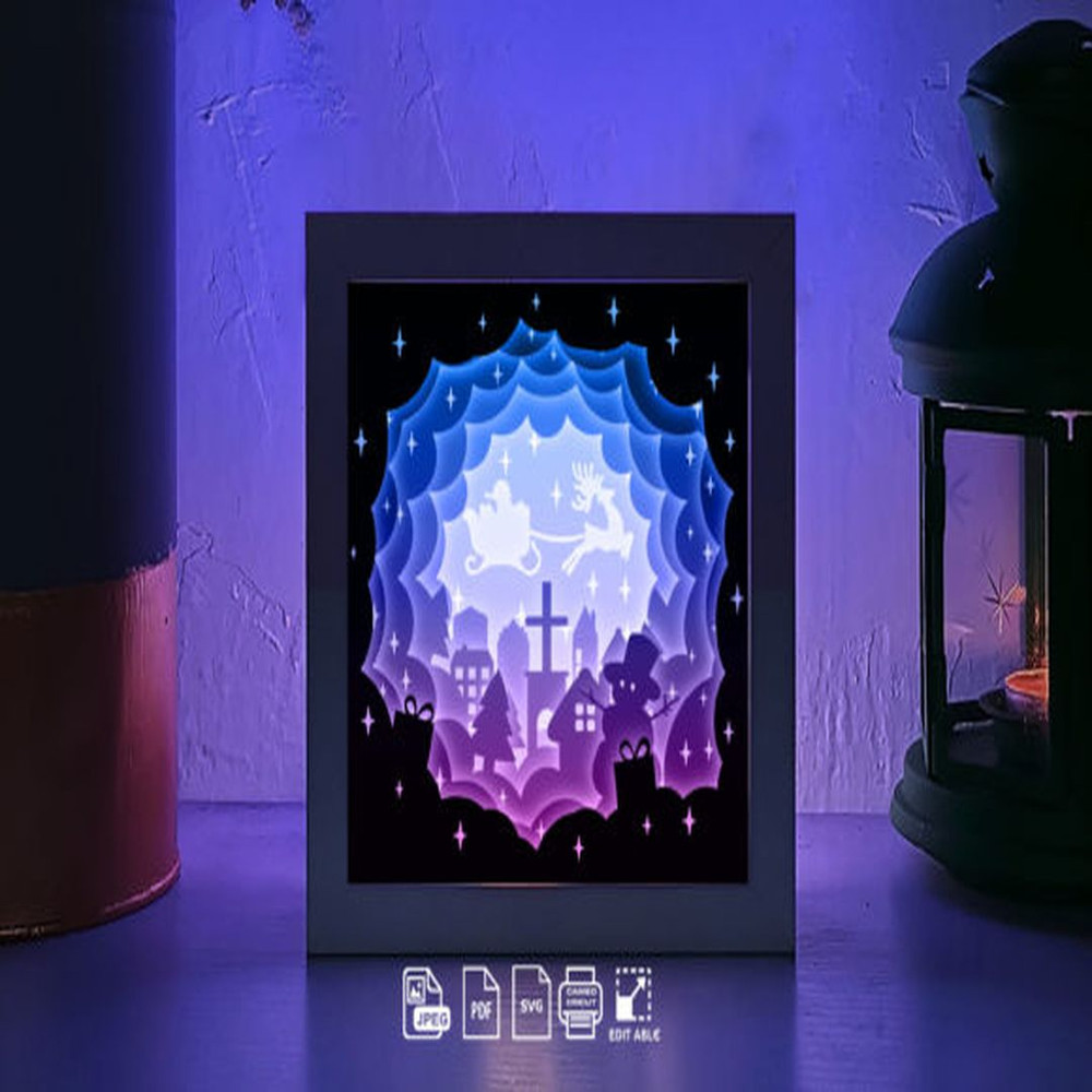 1080x1080 size 215-Merry-Christmas-3d-Paper-Lightbox-Gr-Graphics-6855670-1-1-580x387.jpg