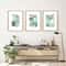 Green Posters Set Of Three Prints, Abstract Painting Large Triptych Wall Art Scandi Art, Green Gray Art Digital Download